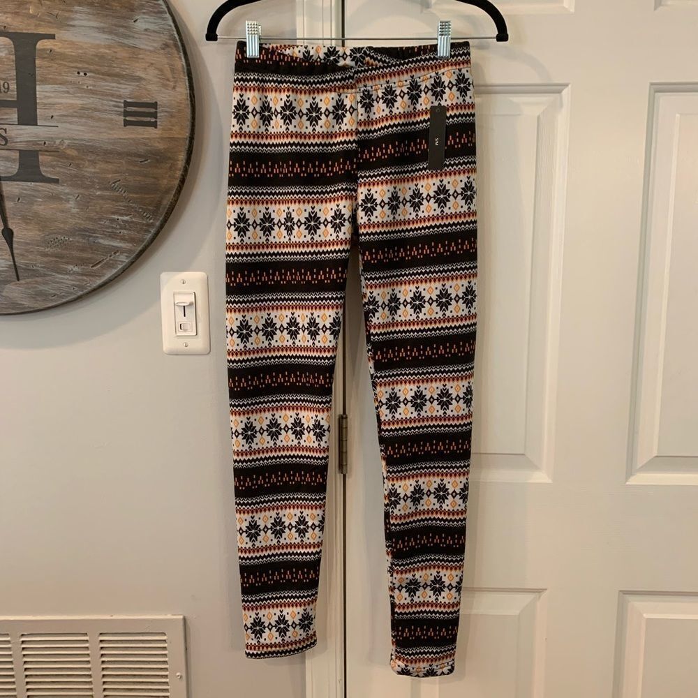 Shosho Fall Halloween Fleece Lined Leggings sz S/M